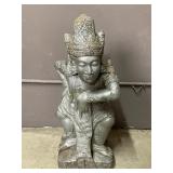 Outdoor Cement Balinese Hindu Deity Sculpture