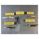 (5) Frost Cutlery Pocket Knives