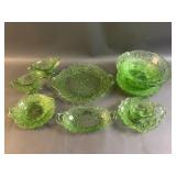 Vintage Assorted Indiana Glass Sweet Pear Green