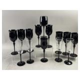 Vintage Mikasa Crystal Goblet Glasses & More