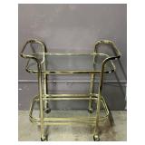 Hollywood Regency Style Bar Cart