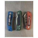 (3) Assorted Pocket Knives