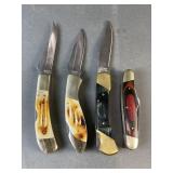 (4) Assorted Pocket Knives