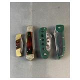 (4) Assorted Pocket Knives