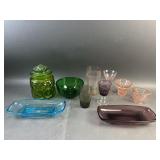 Moon & Stars Jar, Depression Glass, & More