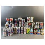 Assorted Vintage Used Beer Cans & More