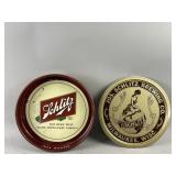 Vintage Metal Serving Trays Jos.Schlitz Beer