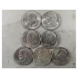 1971, 72, 74 & 78 Eisenhower Dollar Coins
