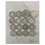 Mercury Dimes & Buffalo Nickels