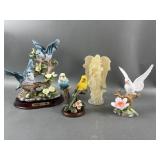 (4) Vintage Ceramic & Glass Figurines