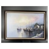 Framed Art Sailboat 24" x 36"