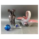 Vintage Hull #72 Pottery Paperweight & More