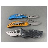 (3) Assorted Pocket Knives
