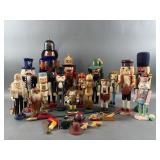 Lot of Misfit Nutcrackers, each one is Broken