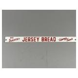 Vtg Jersey Bread Door Push Metal Sign