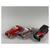 Vtg Franklin Mint & Danbury Mint Die-Cast Cars