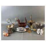 Vintage Denmark Figurines, SilverPlate, & More