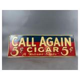 Vintage Metal Cigar Sign