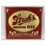 Vintage Stroh's Bohemian Beer Sign