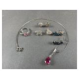 Assorted Sterling Silver Jewelry
