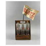 Vtg Pepsi-Cola Wooden Carrier & More