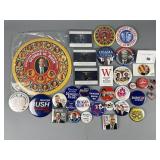 Assorted Presidential Pins & More