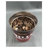 12.8 lbs Unsorted Pennies