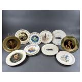 (10) Vintage Collector  Plates