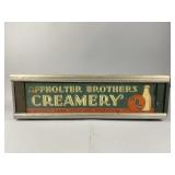 Vintage Affholter Brothers Creamery Sign