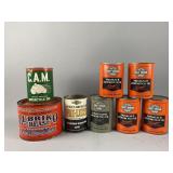 (5) Vintage Harley Davidson Motorcycle Oil & More