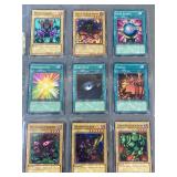 (9) Vintage Yu-Gi-Oh! Trading Cards