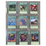 (9) Vintage Yu-Gi-Oh! Trading Cards