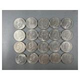 (20) 1972-77 Eisenhower Dollar