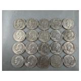 (20) 1978 Eisenhower Halfs