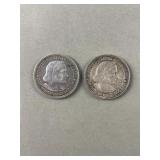 1892 & 1893 Columbia Exposition Half Dollars
