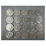(20) 1972-78 Eisenhower Dollar