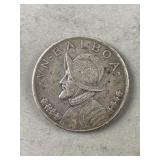 Rare 1931 Silver Panama Coin - Large
