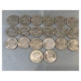 (20) 1976 Eisenhower Dollars