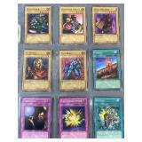 (9) Vintage Yu-Gi-Oh! Trading Cards