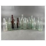(13) Vintage Glass Bottles & More
