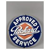 Vintage Packard Advertising Metal Sign