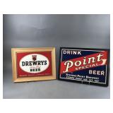 Deweyï¿½s & Point Special Beer Framed Signs