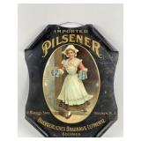 Vintage Pilsener Beer Advertising Metal Sign