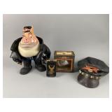 Vintage Harley Davidson Hat, Cigarettes, & More