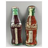 2- Vintage Coca-Cola Thermometers