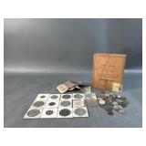 Foreign Coins & Paper Some silver