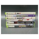 (7) Assorted Vintage XBox 360 Games