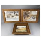 VTG Signed Original Oil on Canvas Painting & More