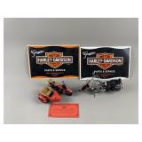 Vtg HD 1:12 Scale Die Cast Coin Bank/COA & More