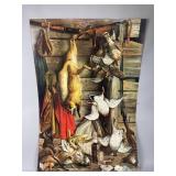 Four Roses Whiskey Hunting Tin Sign